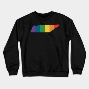 Tennessee State Rainbow Crewneck Sweatshirt